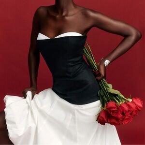 Reformation Ayda linen top